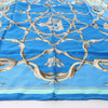 Hermès Carré 70 "Couronnes Crown" Silk handkerchief in Blue Secondhand