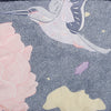 Hermès Carré 70 "Drunk by the wind" Silk handkerchief in Gray Secondhand