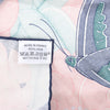 Hermès Carré 70 "Drunk by the wind" Silk handkerchief in Gray Secondhand