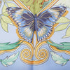 Hermès Carré 90 "AMAZONIA" Silk handkerchief in Blue Secondhand