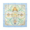 Hermès Carré 90 "AMAZONIA" Silk handkerchief in Blue Secondhand
