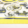 Hermès Carré 90 "ATTELAGE EN ARBALETE" Silk handkerchief in Yellow Secondhand