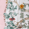 Hermès Carré 90 "AU COEUR DES BOIS" Silk handkerchief in Pink Secondhand
