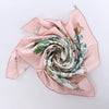 Hermès Carré 90 "AU COEUR DES BOIS" Silk handkerchief in Pink Secondhand