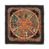 Hermès Carré 90 "AUX PAYS DES EPICES" Silk handkerchief in Black Secondhand