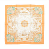 Hermès Carré 90 "AZVLEJOS" Silk handkerchief in Orange Secondhand