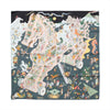 Hermès Carré 90 "Academia Ipica" Silk handkerchief in Gray Secondhand