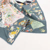 Hermès Carré 90 "Academia Ipica" Silk handkerchief in Gray Secondhand
