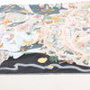 Hermès Carré 90 "Academia Ipica" Silk handkerchief in Gray Secondhand