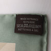 Hermès Carré 90 "BEAUTE COMPOSEE" Silk handkerchief in Green Secondhand