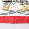 Hermès Carré 90 "BRIDES de GALA" 100% Silk Scarf in Red Secondhand