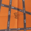 Hermès Carré 90 "Bolduc Ribbon" Silk handkerchief in Orange Secondhand