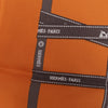 Hermès Carré 90 "Bolduc Ribbon" Silk handkerchief in Orange Secondhand
