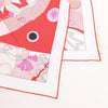 Secondhand Hermès Carré 90 "CA DECOIFFE" Silk handkerchief in Pink