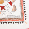 Hermès Carré 90 "CARRE KANTHA" Silk handkerchief in Ecru Secondhand