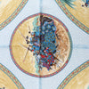 Hermès Carré 90 "CAVALIERS PEULS" Silk handkerchief in Navy Blue Secondhand