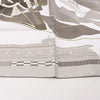 Hermès Carré 90 "CHEVAL DE COURSES" Silk handkerchief in Gray Secondhand