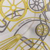 Hermès Carré 90 "COMPLICATION EQUESTR" Silk handkerchief in Gray x Yellow Secondhand