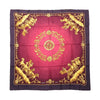 Hermès Carré 90 "COSMOS" Silk handkerchief in Purple Secondhand