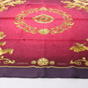 Hermès Carré 90 "COSMOS" Silk handkerchief in Purple Secondhand