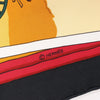 Hermès Carré 90 "Carriage and Hat" Silk handkerchief in Black x Orange Secondhand