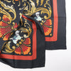 Hermès Carré 90 "Cheval Turc" Silk handkerchief in Black Secondhand
