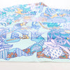 Secondhand Hermès Carré 90 "DUELS ONIRIQUES" Silk handkerchief in Blue