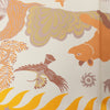 Hermès Carré 90 Double Face "le Charme d'Orphee Lured" Silk handkerchief in Yellow Secondhand