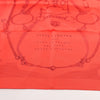Hermès Carré 90 "ETVDE POVR VNE PARVRE DE GALA" Silk handkerchief in Red Secondhand