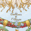Hermès Carré 90 "Emblemes de L'Europe" Silk handkerchief in Navy Blue Secondhand
