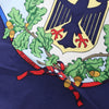 Hermès Carré 90 "Emblemes de L'Europe" Silk handkerchief in Navy Blue Secondhand