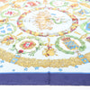 Hermès Carré 90 "Emblemes de L'Europe" Silk handkerchief in Navy Blue Secondhand