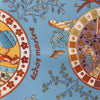 Hermès Carré 90 "Escales Méditerranéennes" Silk handkerchief in Blue Secondhand