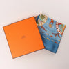 Hermès Carré 90 "Escales Méditerranéennes" Silk handkerchief in Blue Secondhand