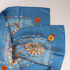 Hermès Carré 90 "Escales Méditerranéennes" Silk handkerchief in Blue Secondhand