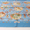 Hermès Carré 90 "Escales Méditerranéennes" Silk handkerchief in Blue Secondhand