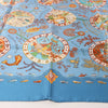 Hermès Carré 90 "Escales Méditerranéennes" Silk handkerchief in Blue Secondhand