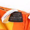 Hermès Carré 90 " FIGURE ARTISTIQUE" 100% Silk Scarf in Orange Secondhand