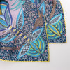 Hermès Carré 90 "FLOWERS OF SOUTH AFRICA" Silk handkerchief in Purple x Blue Secondhand