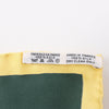 Hermès Carré 90 "FLVCTVAT NEC MERGITVR" 100% Silk Scarf in Green x Red Secondhand