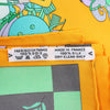 Hermès Carré 90 "Fantaisies Indiennes" Silk handkerchief in Navy Blue x Yellow Secondhand