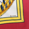 Hermès Carré 90 "GRANDE TENUE" Silk handkerchief in Burgundy Secondhand