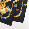 Hermès Carré 90 "HOMMAGE A CHARLES GARNIER" Silk handkerchief in Black Secondhand