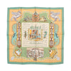 Hermès Carré 90 "IN SALZBURG" Silk handkerchief in Green Secondhand