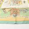 Hermès Carré 90 "IN SALZBURG" Silk handkerchief in Green Secondhand