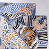 Hermès Carré 90 "Kawaora" Silk handkerchief in Blue Secondhand