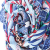 Hermès Carré 90 "LA MARCHE Du ZAMBEZE" Silk handkerchief in Blue Secondhand
