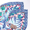 Hermès Carré 90 "LA MARCHE Du ZAMBEZE" Silk handkerchief in Blue Secondhand