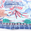 Hermès Carré 90 "LA MARCHE Du ZAMBEZE" Silk handkerchief in Blue Secondhand