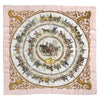 Hermès Carré 90 "LA PROMENADE DE LONGCHAMPS" Silk handkerchief in Pink Secondhand